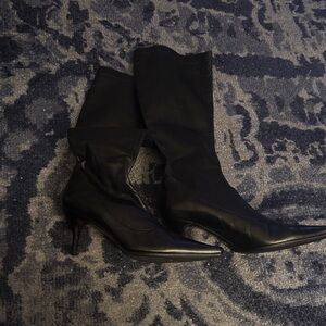 Donald Pliner Black Knee-High Boots